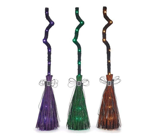 Halloween Animated Witch Brooms | 3ct - Zurchers