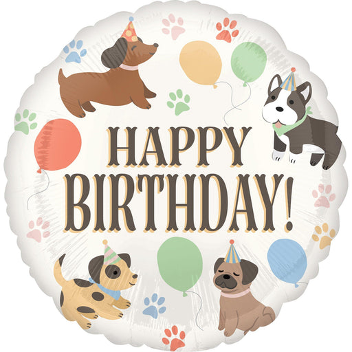 Pawsome Party Birthday Mylar Balloon, 18" | 1 ct - Zurchers