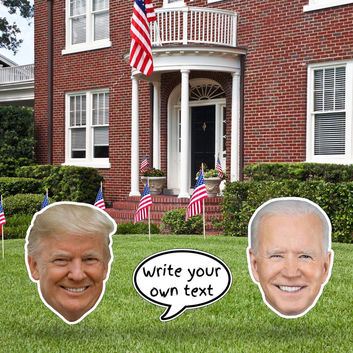 Trump Big Head Yard Sign 30"x 22" | 1 ct - Zurchers