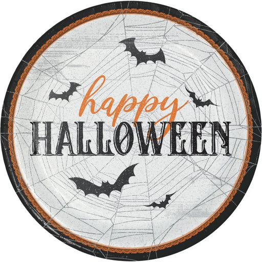 Halloween Wicked Webs Dinner Plates 9" | 8ct - Zurchers
