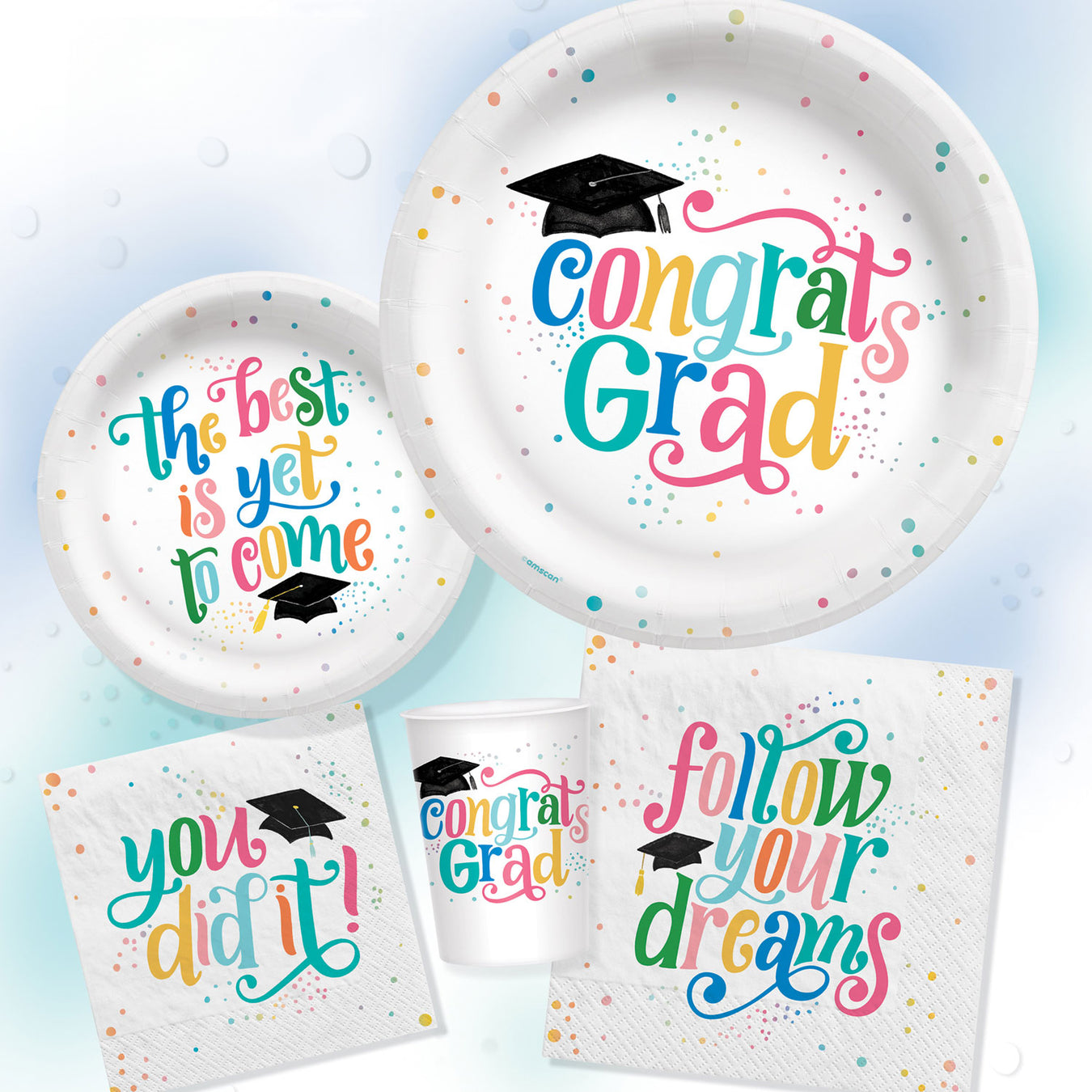 zurchersshop.com Graduation Tableware.