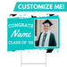 Graduation Congrats Custom Yard Sign with Photo, 18" x 24" | 1 ct - Zurchers