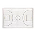 Basketball Court Shaped Paper Plate 11" | 8 ct - Zurchers