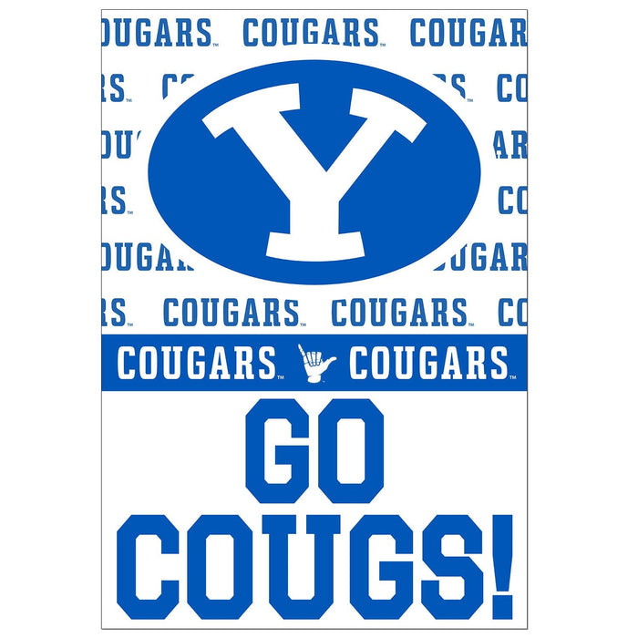 BYU Go Cougs! Yard Sign 18" x 24" | 1 ct - Zurchers