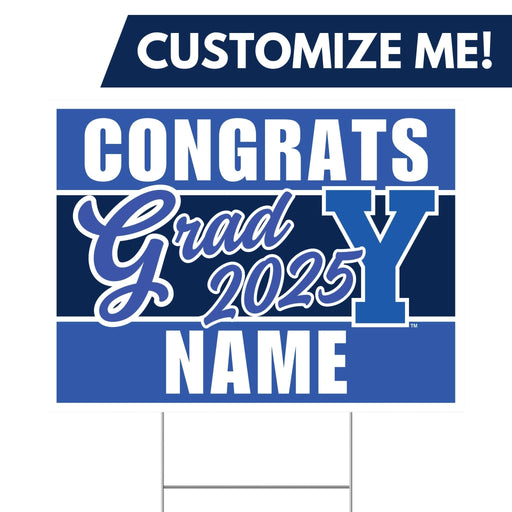 Brigham Young University Custom Grad Yard Sign 24" x 18" | 1 ct - Zurchers