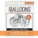 16" Halloween Bat - Shaped Confetti Latex Balloon Pack | 5 ct - Zurchers