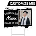 Graduation Congrats Custom Yard Sign with Photo, 18" x 24" | 1 ct - Zurchers