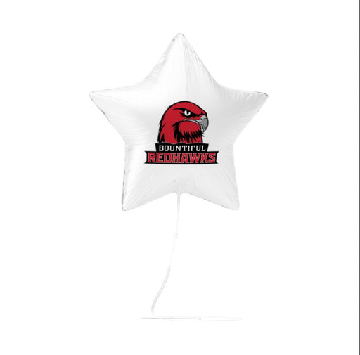 A 17-inch Bountiful High School Mylar Balloon.