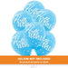Blue Hello World Flat Printed Latex Balloons, 12'' | 15 ct - Zurchers