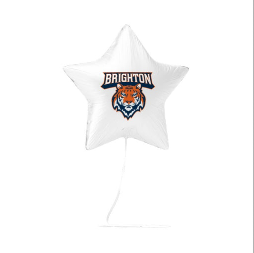 A 17-inch Brighton High School Mylar Balloon.