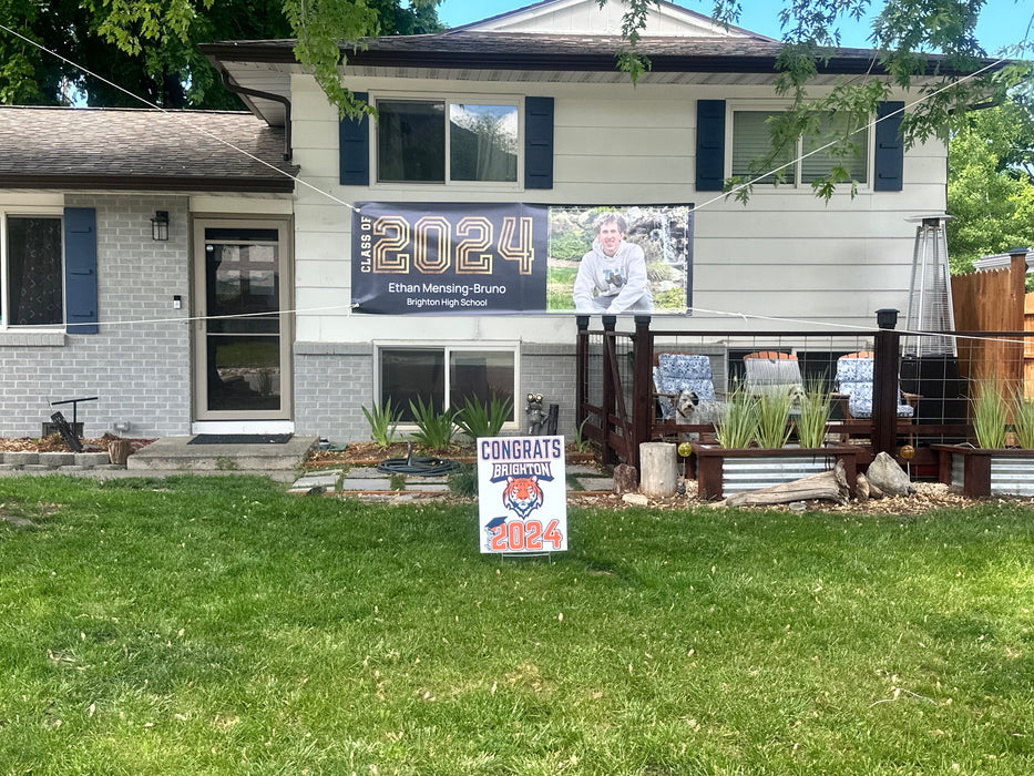 Custom Yard Sign With H Stake | 1 ct - Zurchers