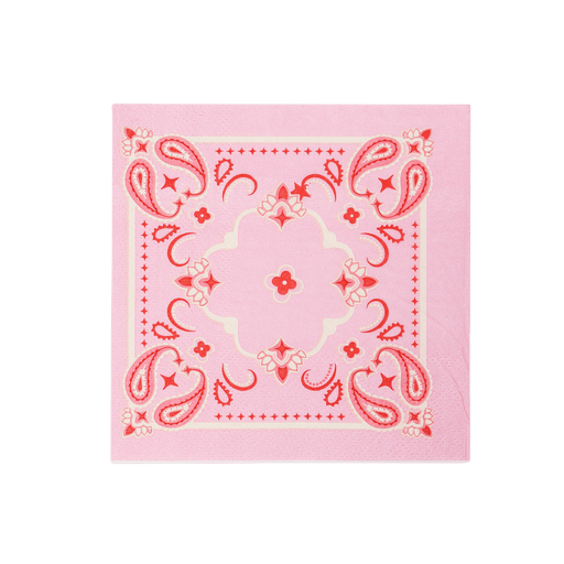 Cow Gal Bandana Paper Cocktail Napkins | 24 ct - Zurchers