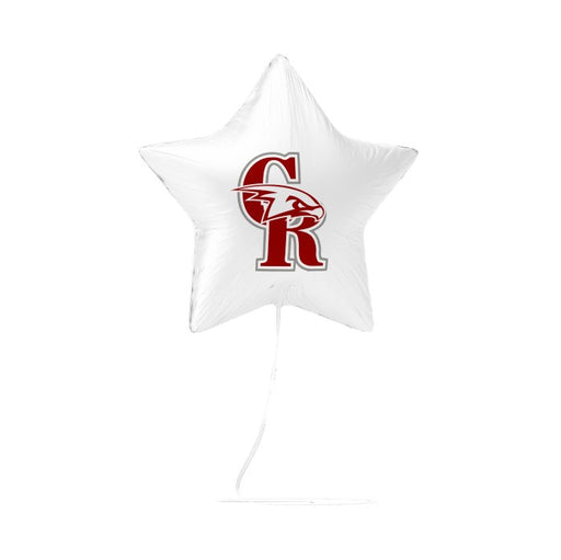 A 17-inch Canyon Ridge High School Mylar Balloon.