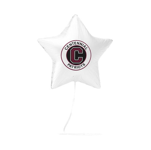 A 17-inch Centennial High School Mylar Balloon.