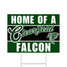A 24" x 18" Clearfield High School Spirit Yard Sign.
