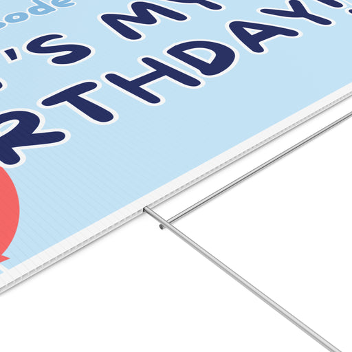 Blue Dog: Birthday Episode Yard Sign 24" x 18" | 1 ct - Zurchers