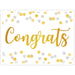 Congrats Glitter Confetti Yard Sign 24" x 18" | 1 ct - Zurchers