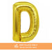 Air Filled Gold Mylar Letter Balloon, 16" | 1 ct - Zurchers