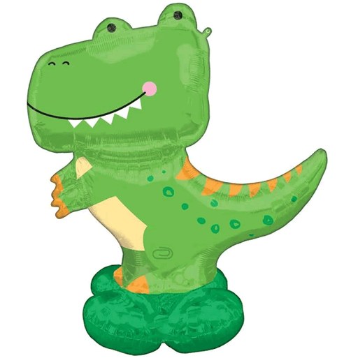 AirLoonz T - Rex Dinosaur Air - filled Balloon Uninflated 54" | 1ct - Zurchers