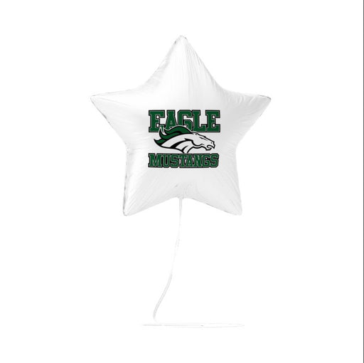 A 17-Inch Eagle High School Mylar Balloon.