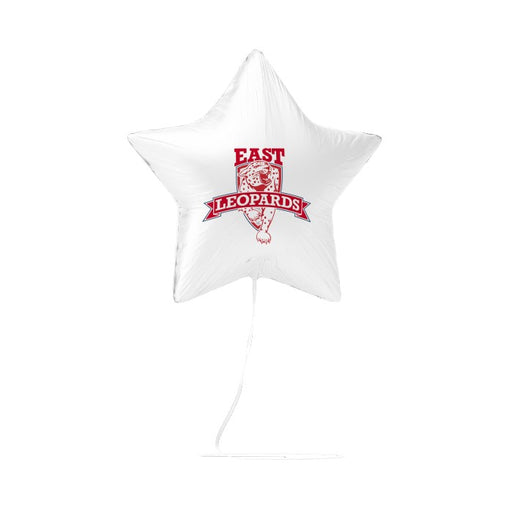 A 17-inch East High School Mylar Balloon.