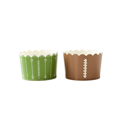 Football Jumbo Baking/Food Cups 8 oz | 40 ct - Zurchers