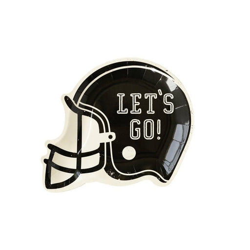 Football Helmet Shaped Paper Plate 10" | 8 ct - Zurchers