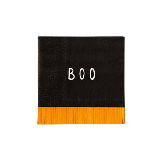 Ghoul Gang Boo Fringe Beverage Napkin | 24 ct - Zurchers