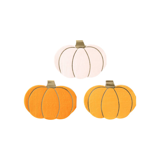 Pumpkin Shaped Napkin Set | 18 ct - Zurchers