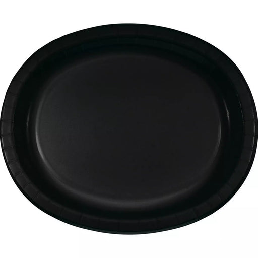Black Oval Platter 12" | 8 ct - Zurchers