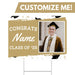 Graduation Congrats Custom Yard Sign with Photo, 18" x 24" | 1 ct - Zurchers