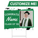Graduation Congrats Custom Yard Sign with Photo, 18" x 24" | 1 ct - Zurchers