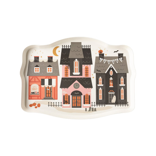 Haunted Village Bamboo Tray 12" x 17" | 1 ct - Zurchers