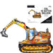 Air Filled Excavator 4d Balloon 38" | 1ct - Zurchers