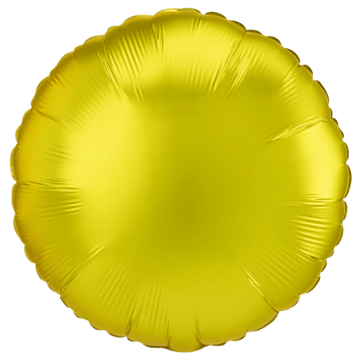 Lemon Satin Luxe Round Mylar Balloon 18" | 1ct - Zurchers
