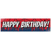 Happy Birthday Spider Hero To - Go Banner 50" x 13" | 1 ct - Zurchers