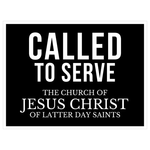 Missionary Called to Serve Yard Sign 24"x 18" | 1 ct - Zurchers