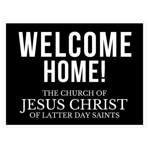 Missionary Welcome Home Yard Sign 24" x 18" | 1 ct - Zurchers