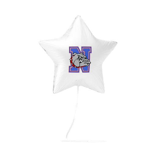 A 17-inch Nampa High School Mylar Balloon.