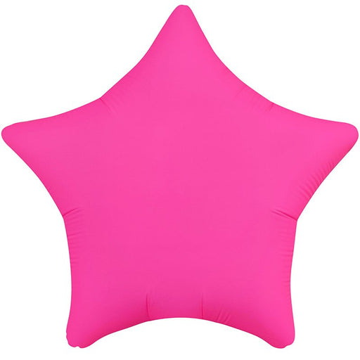 Neon Pink Star Mylar 18" | 1ct - Zurchers