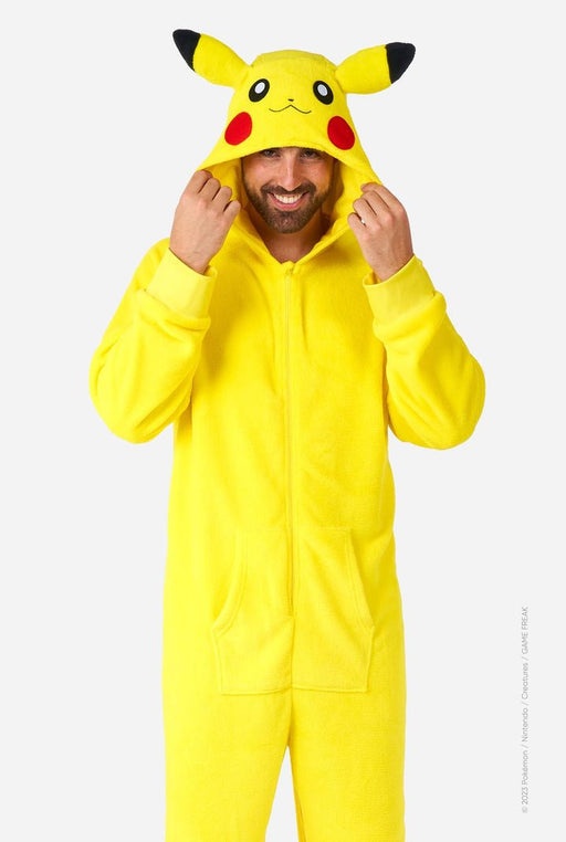 Adult Pokémon Pikachu Onsie Costume | 1 ct - Zurchers