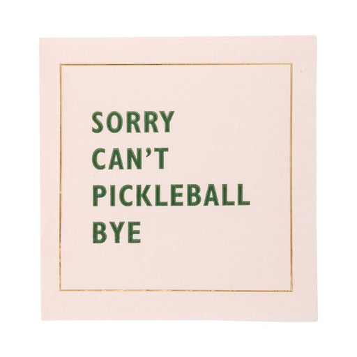 Pickleball Sayings Paper Cocktail Napkins | 18 ct - Zurchers