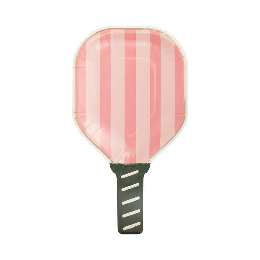 Pink Paddle Shaped Paper Plate 10" | 8 ct - Zurchers