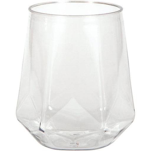 Fractal Stemless Plastic Wine Tumblers 14 oz | 4 ct - Zurchers