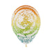 11" Graffiti Rainbow Print All Over Latex Balloons | 50 ct - Zurchers