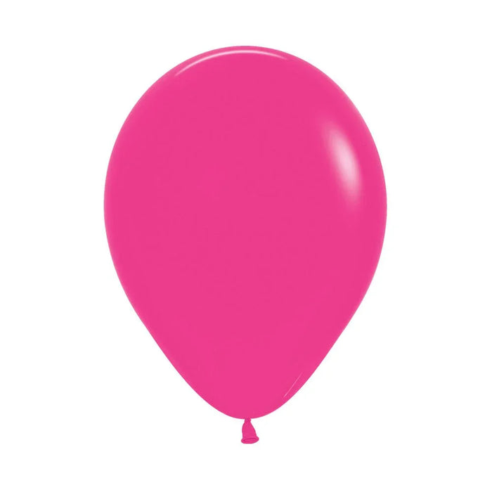 Deluxe Fuchsia, Latex Balloon With Helium and Hi - Float 11'' | 1 ct - Zurchers