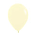 Matte Yellow Latex Balloon w/ Helium & Hi - Float, 11" | 1 ct - Zurchers