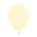 11" Sempertex Latex Balloon Pack, Pastel Matte Yellow | 100 ct - Zurchers