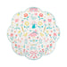 Springtime Cottage Pattern Plate 9" | 8 ct - Zurchers