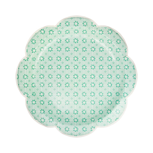 Green Wicker Plate 11" | 8 ct - Zurchers
